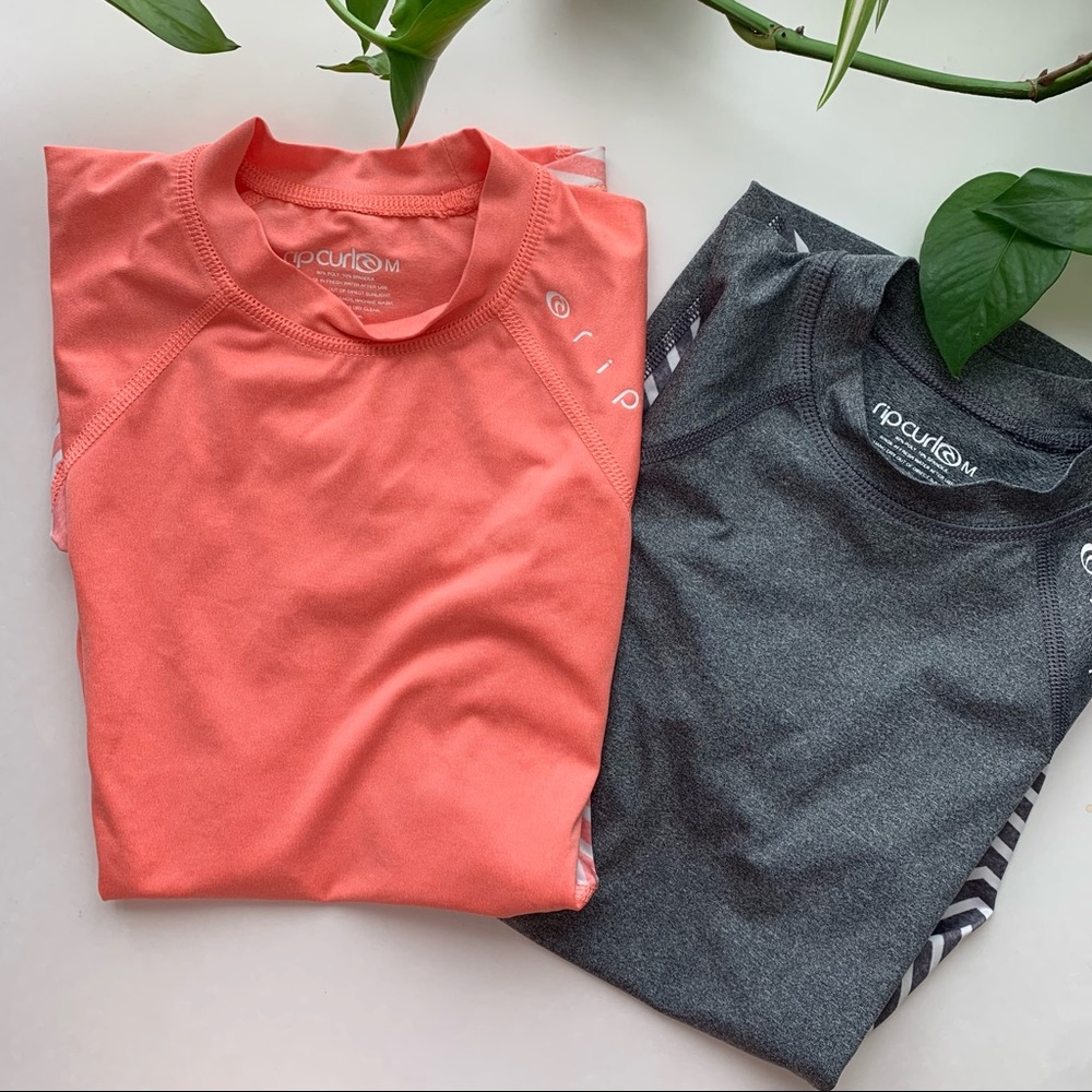 Rip Curl Short Sleeve UV Rash Guard Bundle